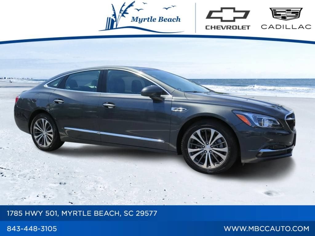 2017 Buick LaCrosse Premium in Graphite Gray Metallic — front three-quarter view