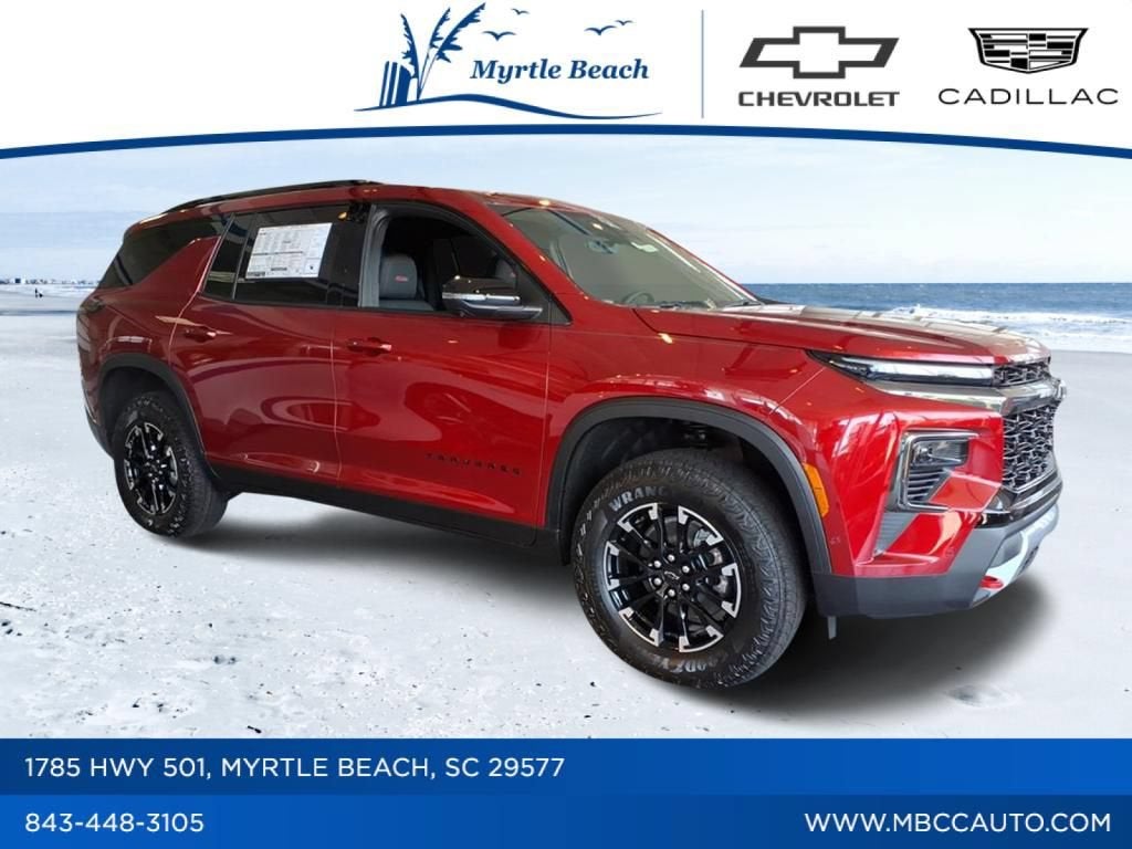 2026 Chevrolet Traverse Z71 in Radiant Red Tintcoat — front three-quarter view