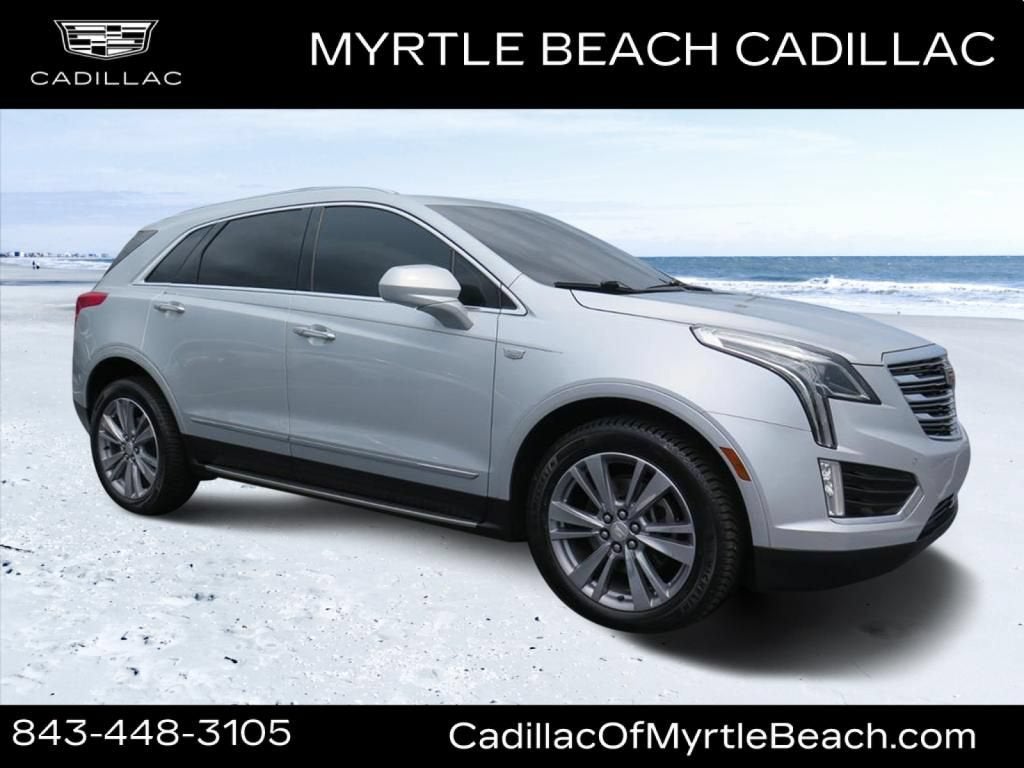 2017 Cadillac XT5 Premium Luxury FWD in Radiant Silver Metallic — front three-quarter view
