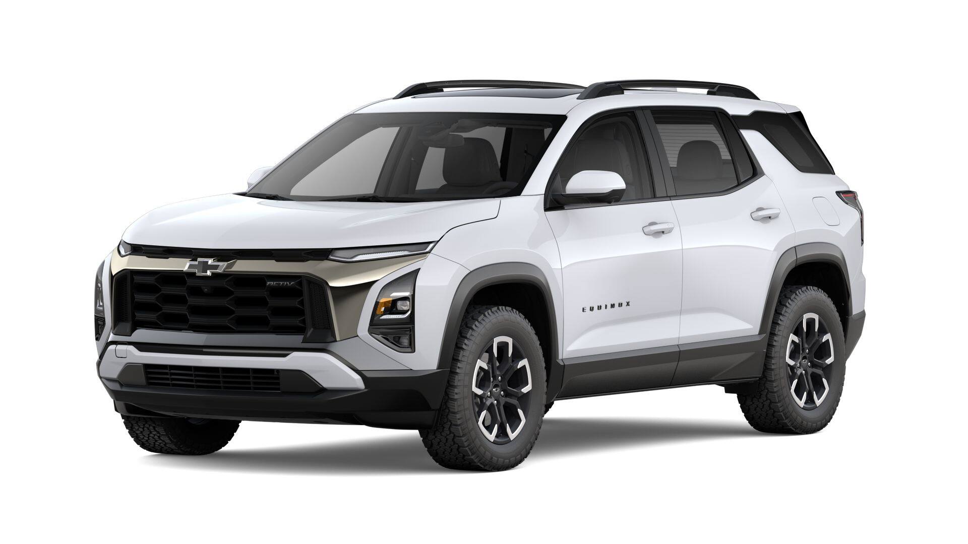 2027 Chevrolet Equinox FWD ACTIV in Polar White Tricoat — front three-quarter view