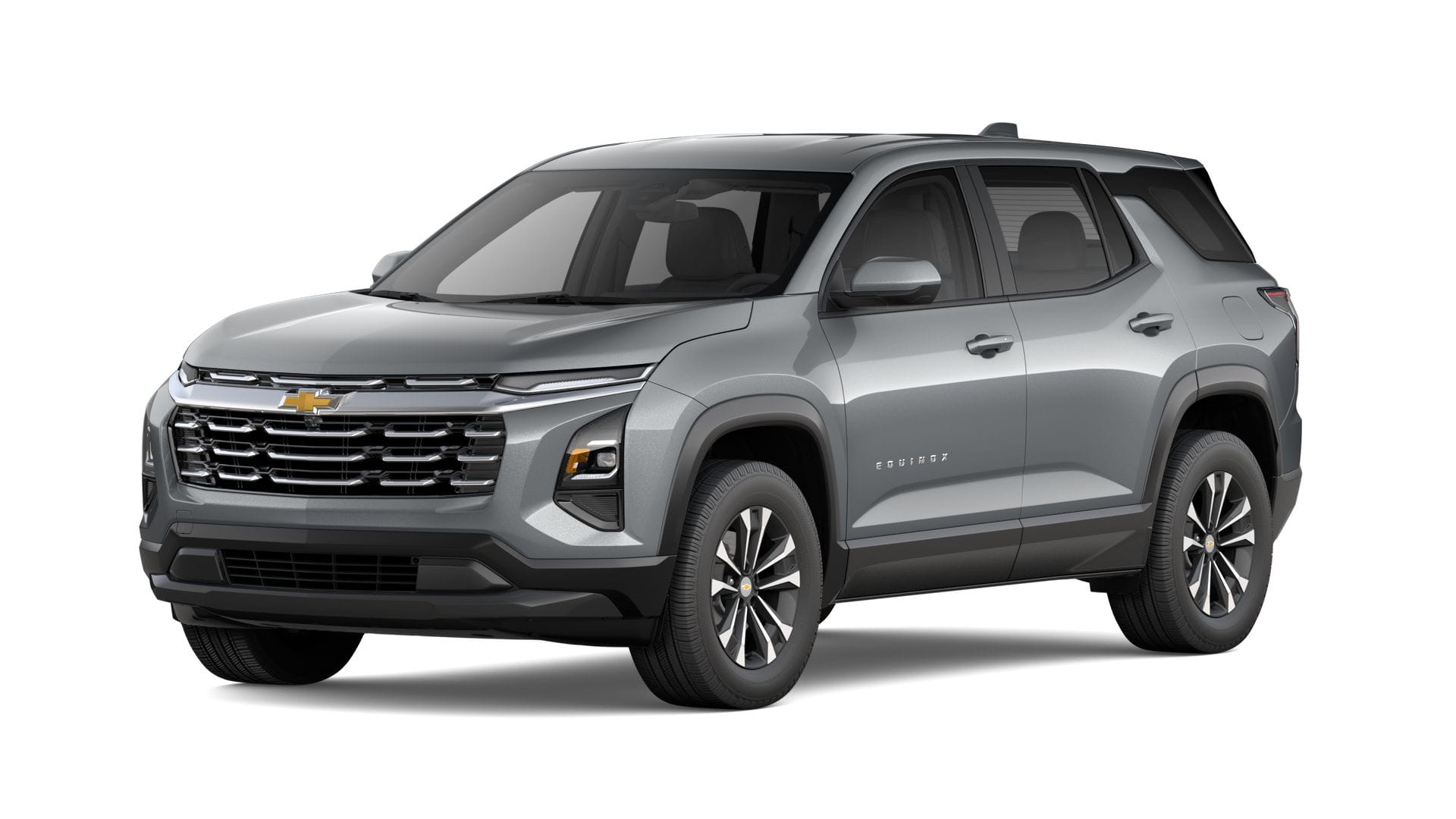 2027 Chevrolet Equinox AWD LT in Sterling Gray Metallic — front three-quarter view