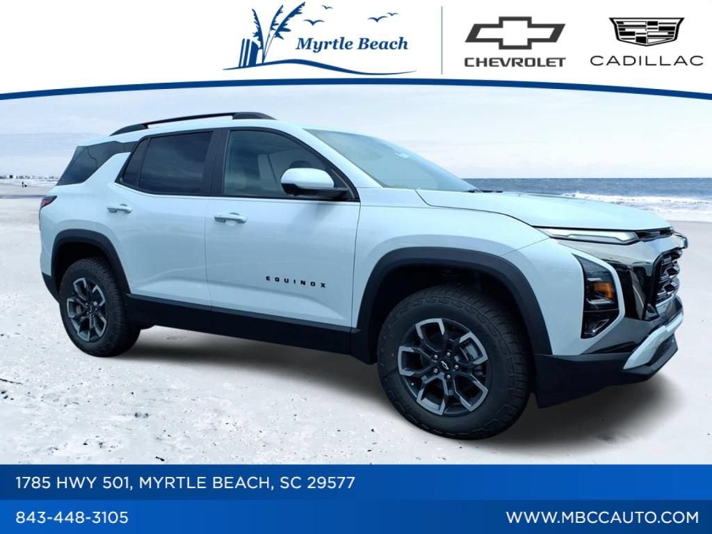 2026 Chevrolet Equinox ACTIV in Polar White Tricoat — front three-quarter view