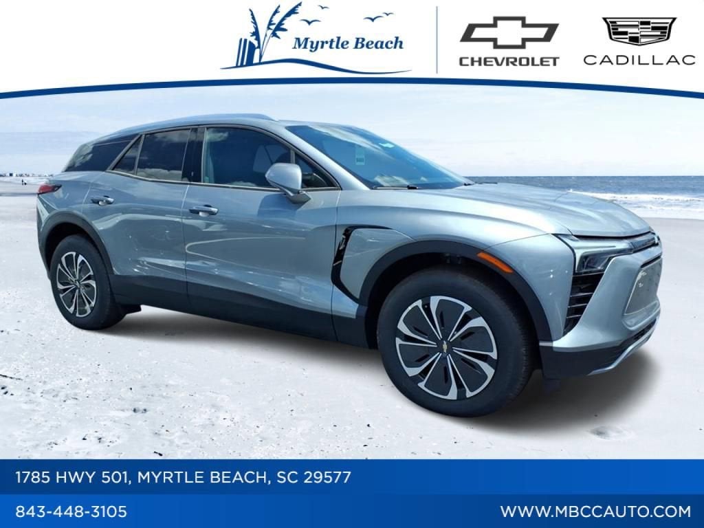 2026 Chevrolet Blazer EV LT in Sterling Gray Metallic — front three-quarter view